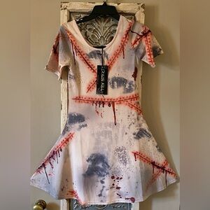 Dolls Kill Tricks N’ Treatz Horror High Zombie Schoolgirl Halloween Costume